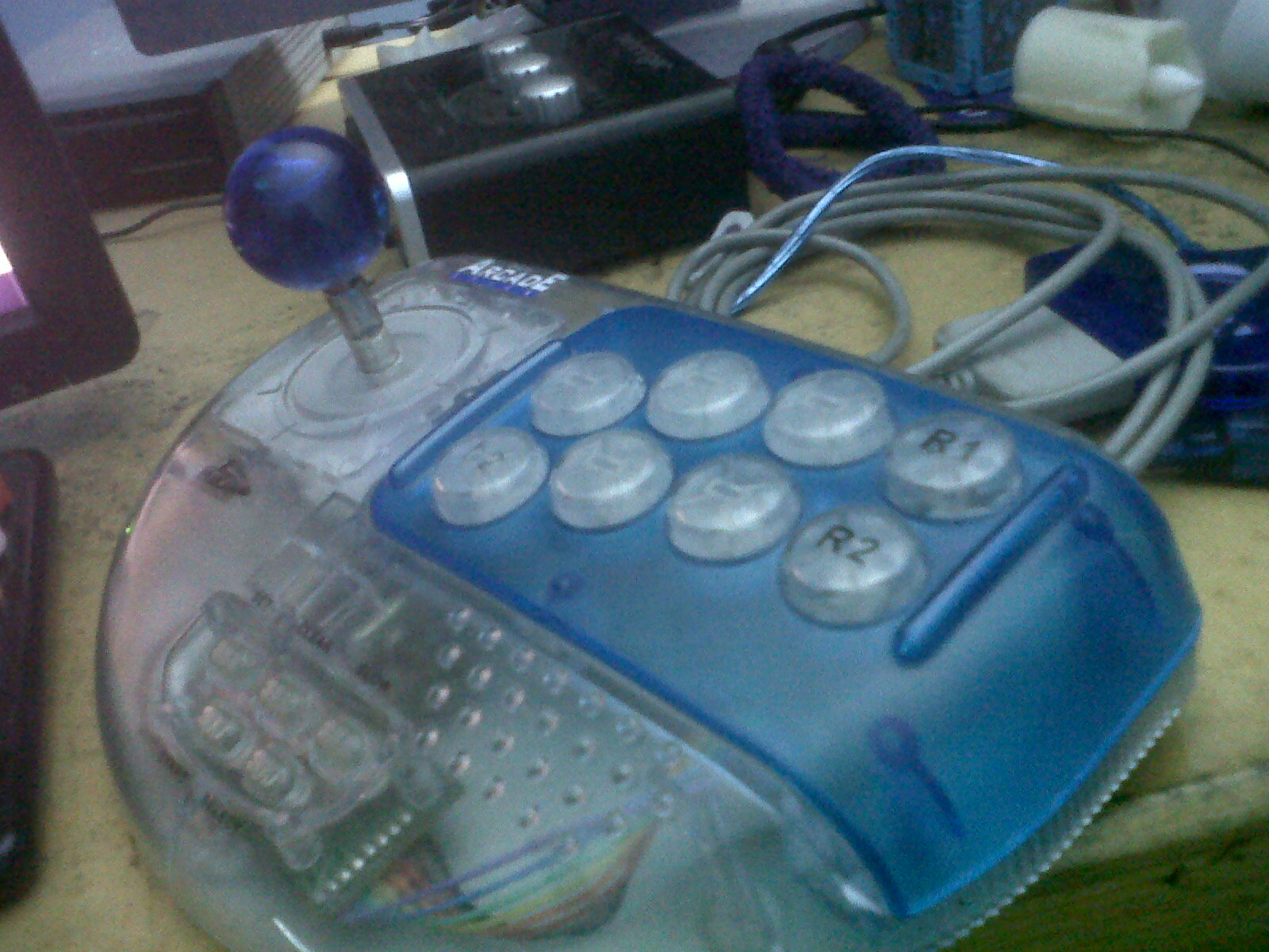 the transparent joystick